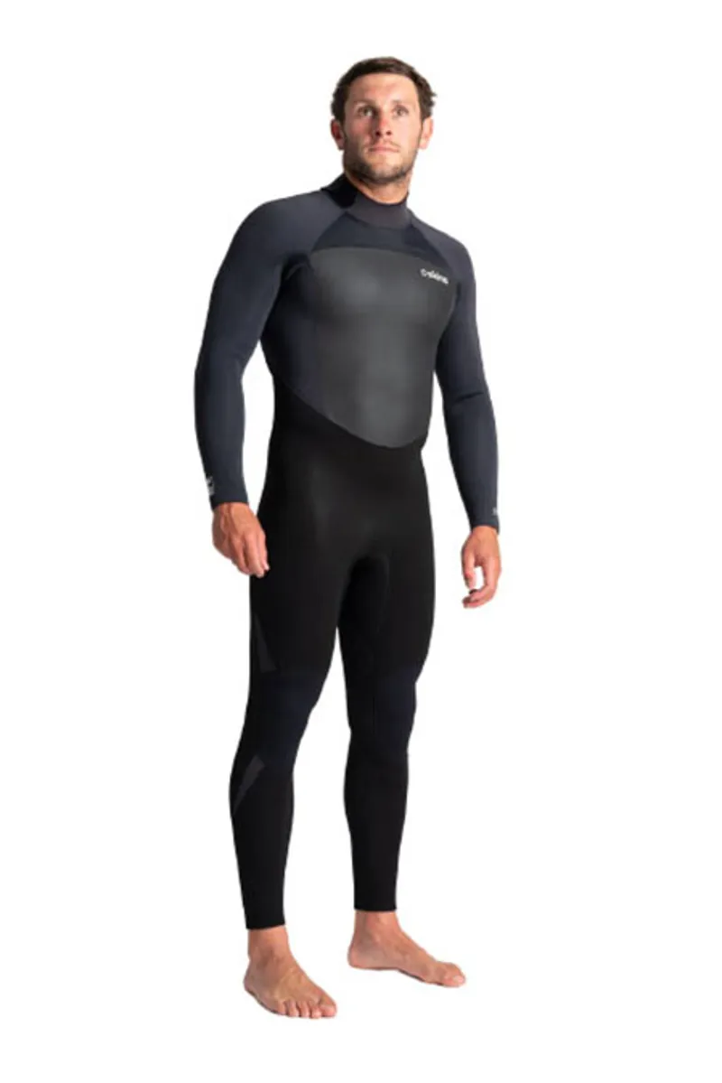 C-Skins Legend 4:3 Men's GBS Back Zip Steamer Black/Grey-6